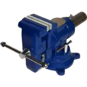 5-1/8 In. Multi Jaw Rotating Combination Pipe and Bench Vise Swivel Base