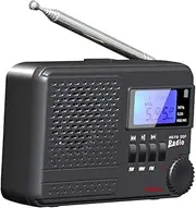 jojofuny U Disk Stereo Alarm Mini Size Rechargeable Battery Digital Fm Random Style