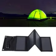 10W 5V Foldable Solar Panel Dual USB Output Portable Charger Camping Survival