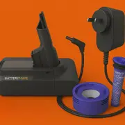 Powerful Battery + Rapid Charger + 2 Filters Compatible with Dyson V7 / SV11 - Value Bundle Pack