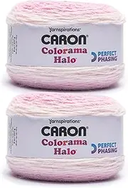 CARON Colorama Halo Cake Yarn, Orchid Frost