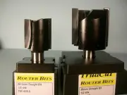 Router Bit 28.5mm& 38mm STRAIGHT Bit SET of 2 (TruaCuT)