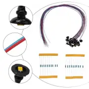 OO HO scale street light Model wall Lamp posts complete with wires and LEDs