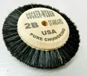 Wood Hub Brush Jewelers Polishing Wheel Chungking 2 Row 2B Cocker Weber