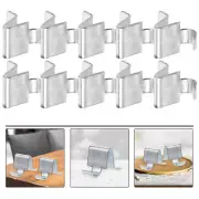 10 Pcs Cabinet Shelf Organizers Spice Rack for File Accessories