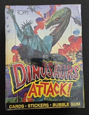 1988 Dinsaurs Attack Tradin Card Wax Box