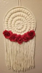Crocheted Mandala Wall Hanging