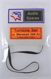 Turntable Belt For Sherwood Turntable Model DEK-7U