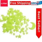 Magical Glow in the Dark Stars & Moon Wall Stickers - 200 Pcs for Dreamy Nights