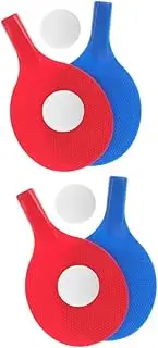 8pcs Pong Paddle Professional Table Tennis Racket Table Tennis Racquets Table Tennis Trainer Table Tennis Equipment Tennis Table Net Table Entertainment Tennis Pingpong Paddle