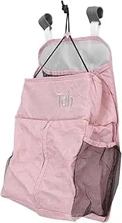 Abaodam 1pc Crib Hanging Bag Cradle Diaper Bag Cradle Storage Bag Diaper Holder for Crib Portable Bassinet Crib Diaper Backpack Nursery Organizer Bag Bed Organizer Pink Linen