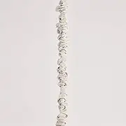Fabric Cord Cover for Electric Wire and Lamp Chain,6 Feet Length Linen Material Bleached Linen Color