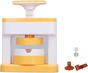 DIY Pin Button Maker Press Machine Badge Punch with 48pcs Button Parts Pictures Circle Cutter Gifts for Kids, for School Activities, Holidays