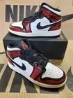 Nike Air Jordan 1 Mid SE Black/Infrared/White FB0568-006 GS Size 4Y Women Sz 6