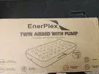 EnerPlex Twin Air Mattress 9" Inflatable Air bed w/ Pump, 75”x39”x9”, Black/Gray