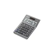 Casio MS-80B 8-Digit Battery & Solar Basic Calculator Silver (MS80B-SR)