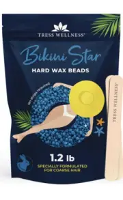 Tress Wellness 1.2lb Bikini hard wax beads for Brazilian waxing For Coarse Hair