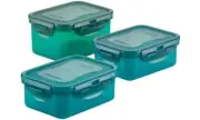 LOCK & LOCK HPL807S3RCL ECO Food Storage Container Set / Food Storage Bin Set...