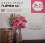 NEW - We R Memory Keepers ~ Crepe Paper Flowers ~ Pink