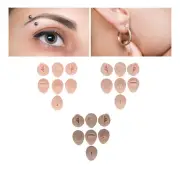 Body Piercing Practice Model Simulation Silicone Ear Eye Nose Mouth Tongue