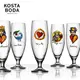 Kosta Boda水晶玻璃啤酒杯Friendship果汁杯飲料杯進口扎啤杯