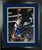 HOFSM.COM Hall of Fame Sports Memorabilia Framed Anthony Edwards Dunk on John Collins Minnesota Timberwolves Facsimile Laser Engraved Signature Auto 11""x14"" Basketball Photo HOFSM Holo