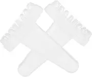 CANIGHT Silicone Eyelash Stencils Set 2pcs Reusable Lash Stamps Easy Eyelash Makeup Tool