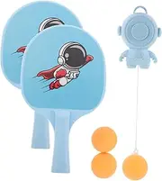 BCOATH Hanging Table Tennis Trainer Portable Set for Vision Exerciser with Rackets Balls Engaging Parent Door Pong Game for Indoor and Outdoor Fun
