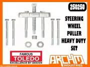 TOLEDO 250250 - STEERING WHEEL PULLER HEAVY DUTY SET - DROP FORGED BEAM RIGIDITY