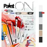 Clairefontaine Paint'ON Multi Surface Paper Pad A5