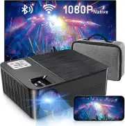Tipneth 5G WiFi Projector 10000L Full HD Native 1920×1080P Bluetooth Support 4k
