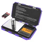 Digital Mini Scale, 200g 0.01g Pocket Scale with 50g Calibration Weight, Elec...