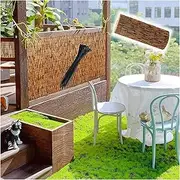 Natural Reed Fencing,Bamboo Fence Rolls,Pool Plant Fence,Patio Screens for Privacy, Decorative Fences, Reed Screening, Bamboo Privacy Fencing (Size : 100cmx350cm(3.3ftx 11.5ft))