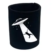 Ufo Abduction White - Funny Novelty Stubby Holder