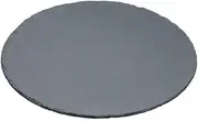 Artesa Slate Lazy Susan Turntable Platter, Large Rotating Serving Platter, Ideal Cheese Board for Dinner Parties, Family Meals and Events, 35 cm,Black