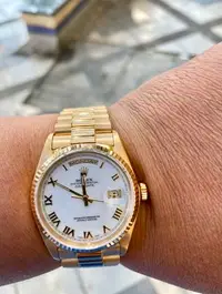 在飛比找Yahoo!奇摩拍賣優惠-勞力士 ROLEX 18038DAY DATE (非1803