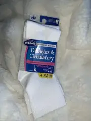 Dr scholls diabetic & circulatory Ankle socks 4pair Size 4-10 Women’s