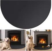 Fireproof Fireplace Mat & Hearth Rug 24×42Inch Half round Hearth Stove Rug Prote