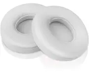 Replacement Ear Pads for Beats Solo 2 Solo 3 - Replacement Ear Cushions Memory Foam Earpads Cushion Cover for Solo 2 & Solo 3 Wireless Headphone - White