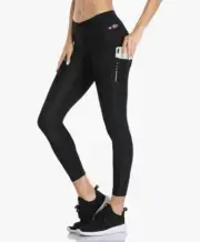 NWT Santic Cycling Women’s Black 3/4 Capri Leggings Sz# 2XL Padded New