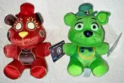 FIVE NIGHTS AT FREDDYS LIVEWIRE & SHAMROCK FREDDY EXCLUSIVE PLUSH **NEW**