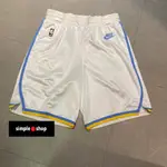 【SIMPLE SHOP】NIKE NBA 湖人隊 籃球褲 LA 湖人 北卡藍 白色 復古球褲 DO9505-100