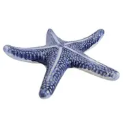LVD Ceramic Starfish Animal Figurine Tabletop Home Desk Decor 30x29cm Blue