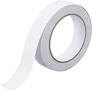 CRASPIRE White Non Slip Tape Matte Adhesive Tape 1in x 16.5ft PVC Frosted Foggy Translucent Non Skid Grip Waterproof Finish Invisible Indoor Outdoor Label Sticker for Shower Floor Furniture Bathroom