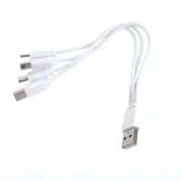 在飛比找蝦皮購物優惠-Zzz USB C 分線器電纜 USB A 公頭轉 C 型公