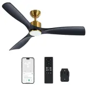 52 inch Smart Ceiling Fans with Lights and Remote, APP Alexa Control, 6 Speed...