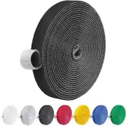 16.4FT Hook and Loop with Strong Self Adhesive Tape Strip Back Fastener Roll US