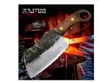 Hand Made Forged Small Kitchen Meat Cleaver Chef Cook Processing Butcher Knife