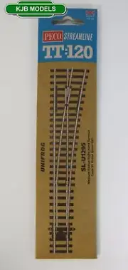 TT Peco TT:120 SL-U1295 Code 55 Turnout / Point Medium Radius Right Hand Unifrog