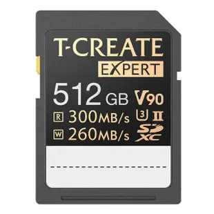 【Team 十銓】T-CREATE EXPERT SDXC UHS-II U3 V90 512GB攝影專用記憶卡